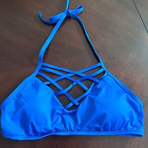 Mossimo Royal Blue Bikini Top Medium